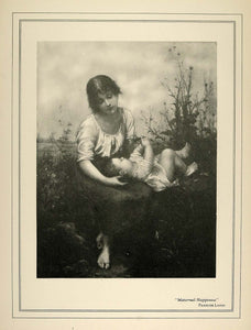 c1930 Print Paramount Maternal Happiness Francois Lafon ORIGINAL HISTORIC PT1