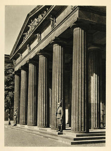 1935 Neue Wache Facade Berlin Karl Friedrich Schinkel - ORIGINAL PTW1