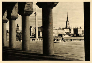 1935 Stockholm Sweden Building Riddarhuset Photogravure - ORIGINAL PTW2