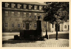 1935 Goethe House Frauenplan Weimar Germany Hurlimann - ORIGINAL PTW2