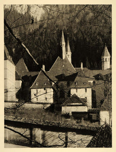 1935 Grande Chartreuse Monastery France M. Hurlimann - ORIGINAL PTW2