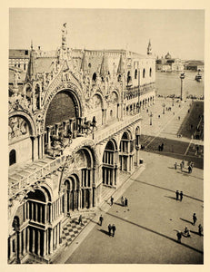 1935 St. Mark's Square Piazza San Marco Palace Venice - ORIGINAL PTW2