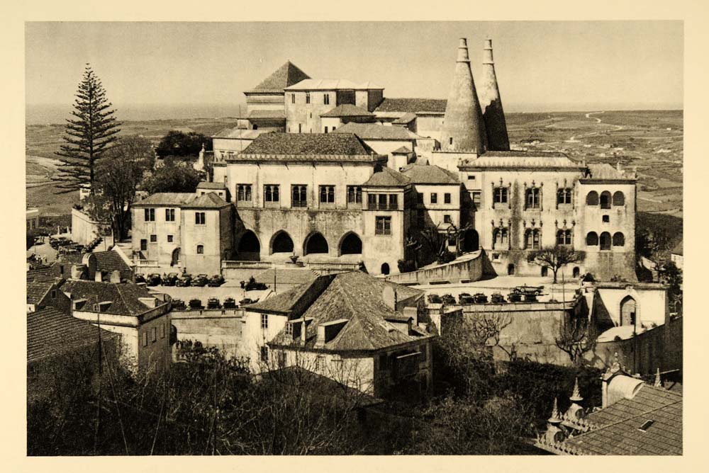 1935 Sintra National Palace Palacio da Vila Portugal - ORIGINAL PTW2