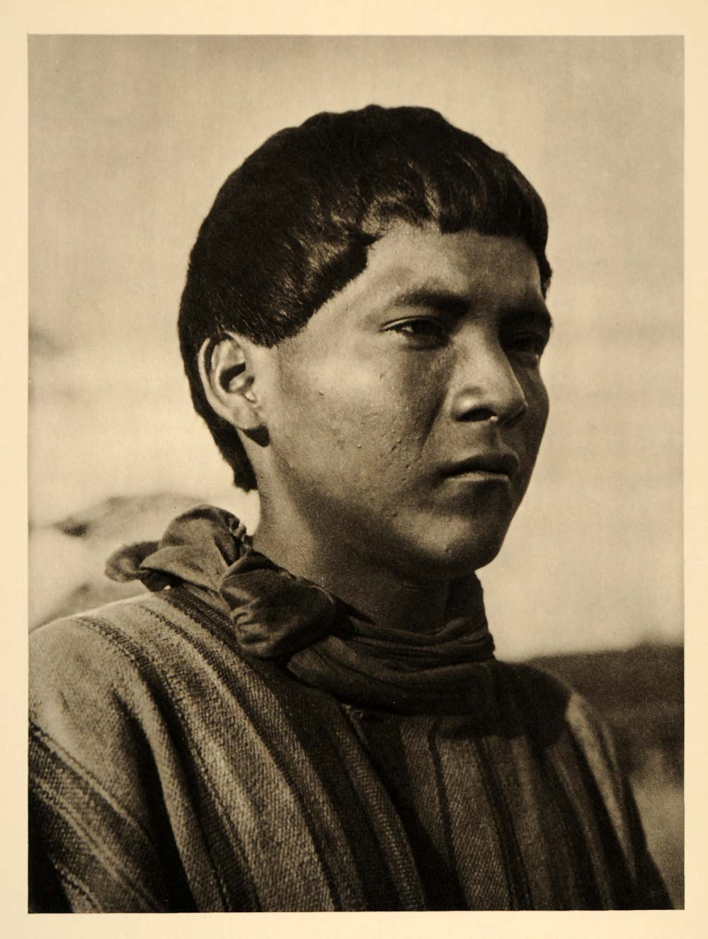 1935 Man Motilone Bari Venezuela Portrait Werner Luthy - ORIGINAL PTW2