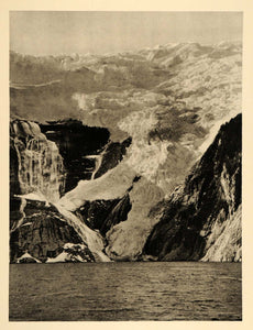 1935 Tierra del Fuego Romanche Glacier Strait Magellan - ORIGINAL PTW2