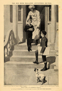 1908 Ad George Gibbs Illustration Cream of Wheat Rastus - ORIGINAL RB1