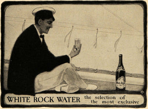 1904 Ad Most Exclusive White Rock Water Medicinal Power - ORIGINAL RB1