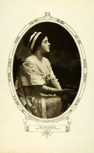 1908 Print Edna Goodrich Portrait Edwardian American Broadway Stage Actress RB1