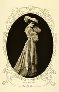 1904 Print Broadway Stage Actress Maxine Elliott Jessie Durmot Portrait RB1