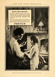 1918 Ad Harm Free Caffeine Free Postum Mother & Child - ORIGINAL RCM1