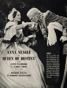 1939 Ad Queen of Destiny Victoria Sixty Glorious Years - ORIGINAL RKO1