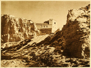 1932 Romania Silver Coast Rocks Building Photogravure - ORIGINAL RM3