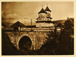 1932 Cornetu Monastery Valcea Romania Romanian Badauta - ORIGINAL RM3
