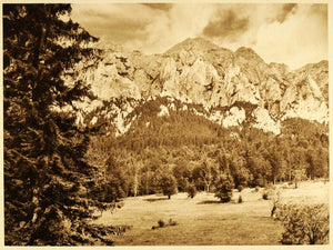 1932 Romania Piatra Craiului Mountains Carpathians - ORIGINAL PHOTOGRAVURE RM4
