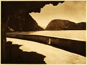 1932 Danube River Dunarea Donau Cazane Gorge Romania - ORIGINAL PHOTOGRAVURE RM4