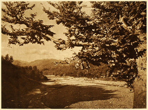 1932 Ialomita River Valley Valea Romania Landscape - ORIGINAL PHOTOGRAVURE RM4