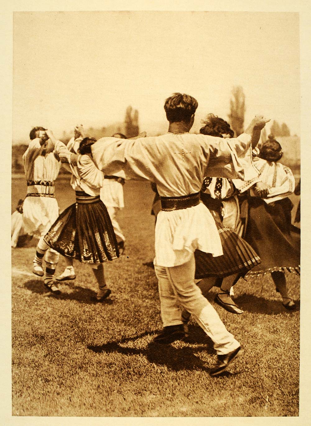 1932 Romanian Folk Dance Batuta Romania Costume Dress - ORIGINAL RM4