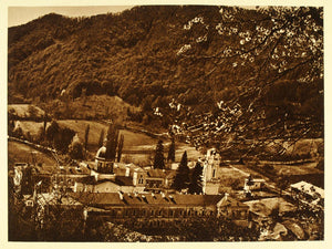 1932 Bistrita Monastery Orthodox Romania Romanian - ORIGINAL PHOTOGRAVURE RM4