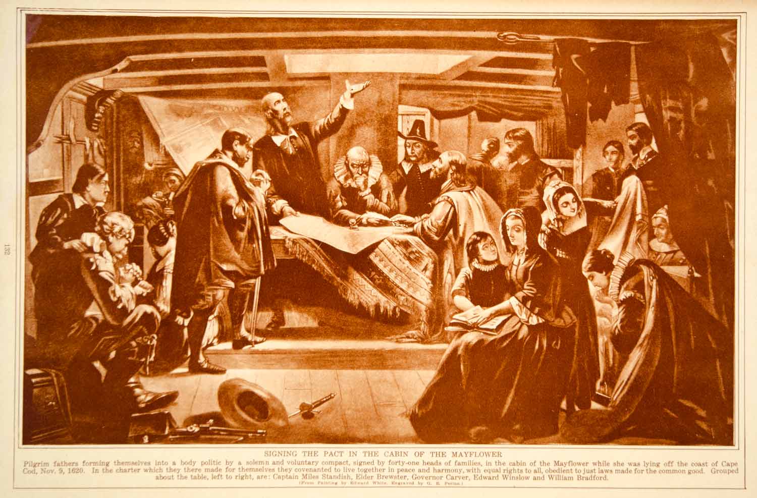 Pilgrims Mayflower Compact
