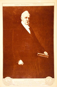 1923 Rotogravure James Buchanan President Portrait Eliphalet Frazer Andrews Art