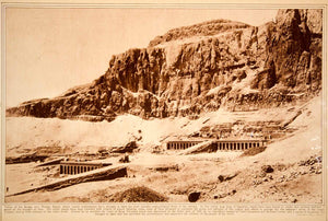 1923 Rotogravure Deir el-Bahari Valley of the Kings Luxor Egyptian Archaeology