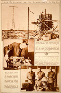 1923 Rotogravure Wireless Radio Tuning Coil Code Typewriter Scientific Advances