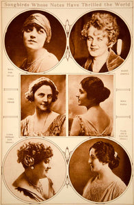1923 Rotogravure Rosa Ponselle Maria Jeritza Luisa Tetrazzini Cora Chase Opera
