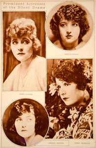 1923 Rotogravure Corinne Griffith Norma Talmadge Ethel Clayton Silent Film Era