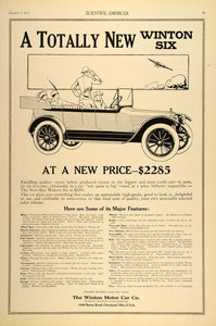 1915 Vintage Ad Winton Six Automobile Antique Car Price - ORIGINAL SA1A