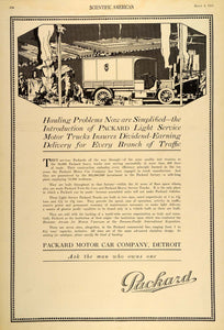 1916 Vintage Ad Packard Light Service Delivery Truck - ORIGINAL ADVERTISING SA1A