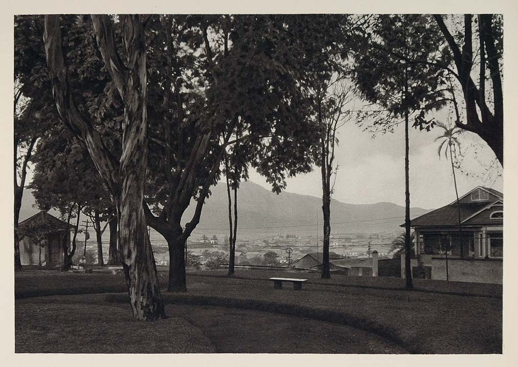 1931 City View San Jose Costa Rica South America Print - ORIGINAL SA1