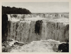 1931 Iguazu Falls Cataractas Paraguay Argentina Brazil - ORIGINAL SA1