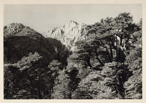 1931 Cerro Blest Patagonia Argentina Mountains Print - ORIGINAL PHOTOGRAVURE SA1