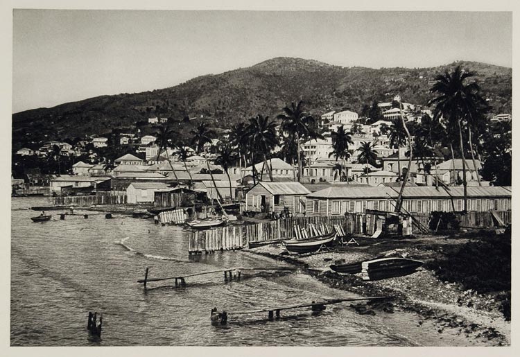 1931 Waterfront Houses Palm St. Thomas Virgin Islands - ORIGINAL SA2