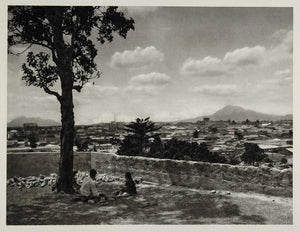 1931 Landscape View Guatemala City Central America - ORIGINAL PHOTOGRAVURE SA2 - Period Paper

