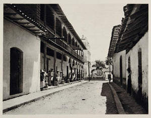 1931 Street Gespire Guatemala Guatemalan Small Town - ORIGINAL PHOTOGRAVURE SA2