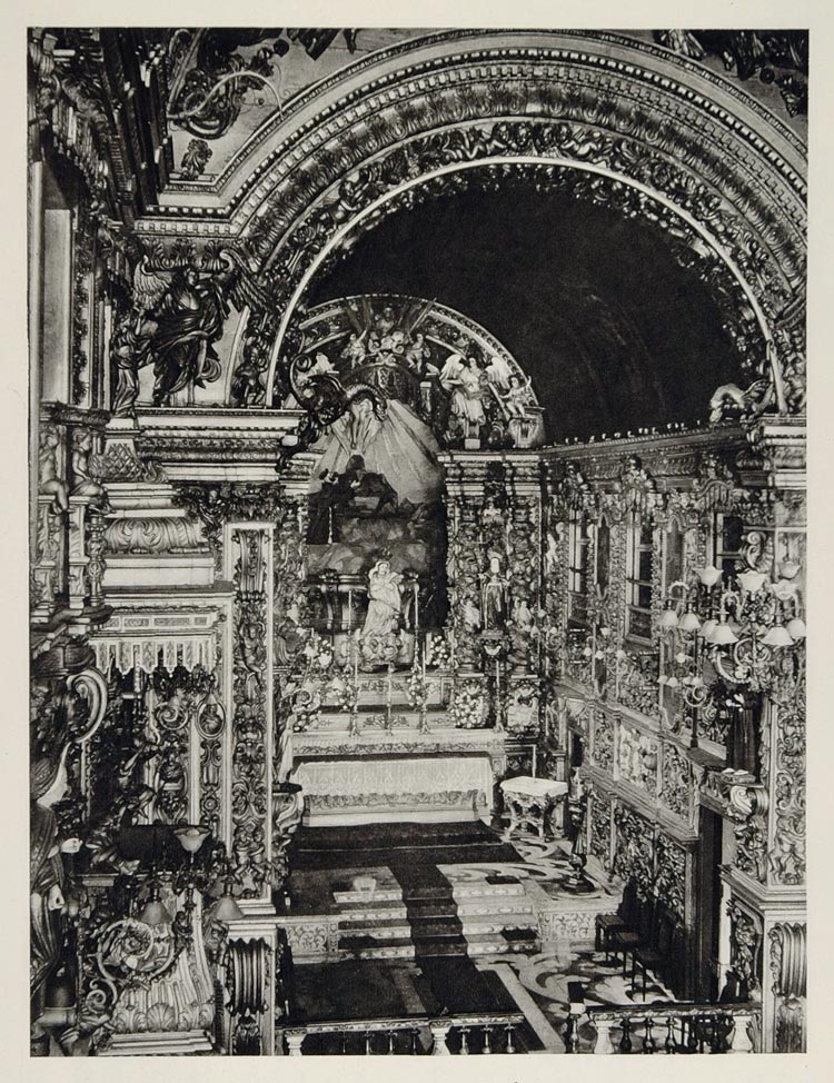 1931 Altar Sao Francisco da Penitencia Rio de Janeiro - ORIGINAL SA2