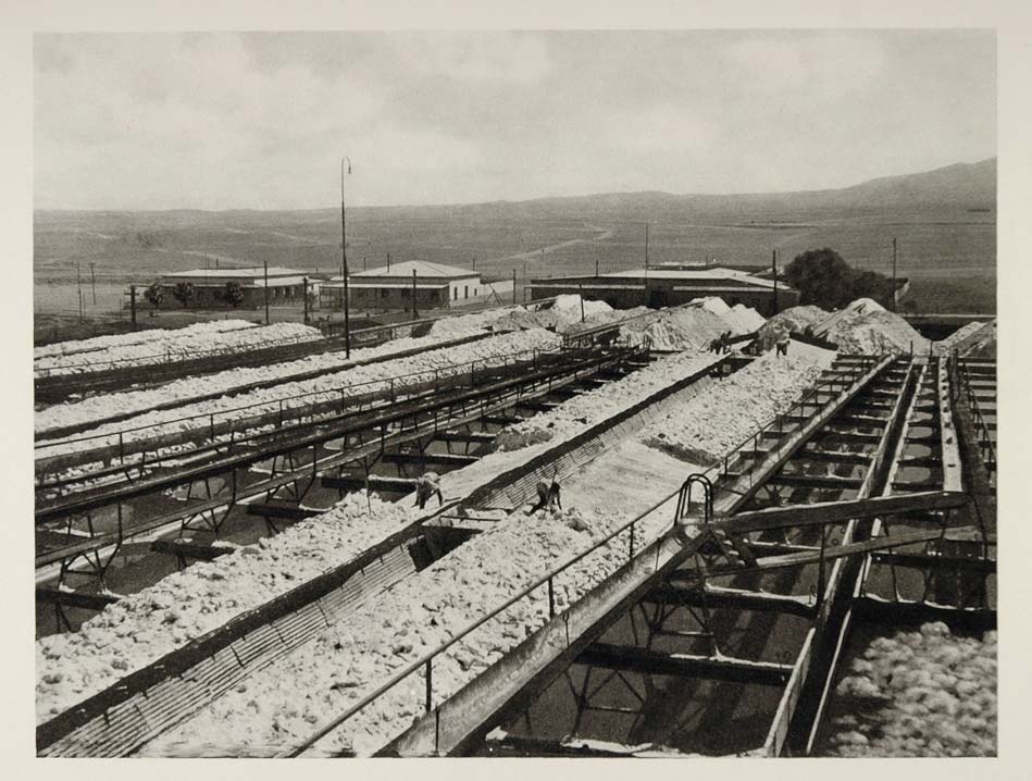 1931 Nitrate Mine Mining Saltpetre Saltpeter Chile - ORIGINAL PHOTOGRAVURE SA2