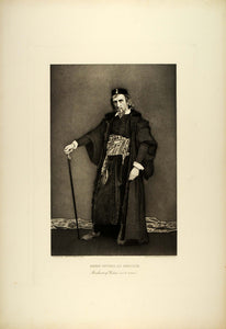 1887 Photogravure Henry Irving Actor Shylock Jew Merchant of Venice SAS1