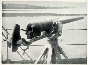 1898 Print Driggs-Schroeder Rapid Fire Gun U.S.S. Helena Battleship Wartime SAW1