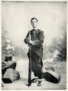 1898 Print Spanish American War Sharpshooter General Blanco Portrait Image SAW1
