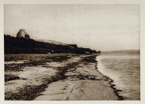 1924 Shore Vejle Fjord Denmark Danmark Landscape NICE - ORIGINAL SC1