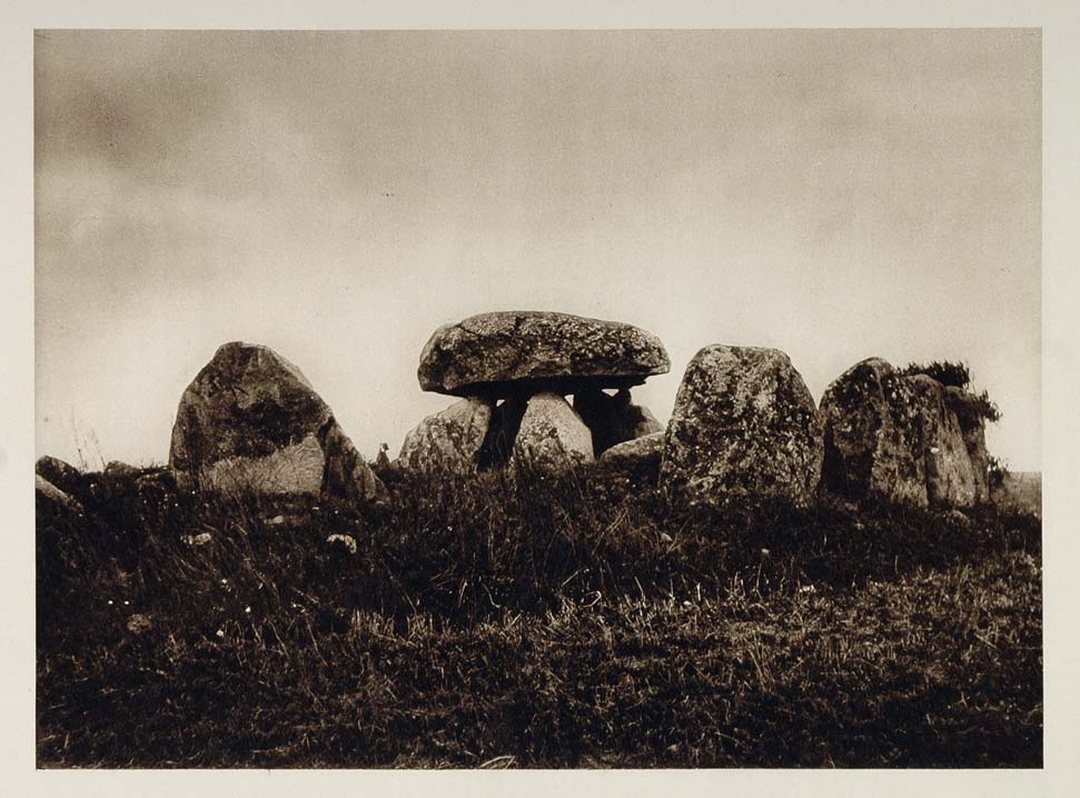 1924 Giant's Room Stones Jaettestue Knebel Mols Denmark - ORIGINAL SC1