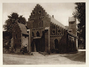 1924 Convent Church Ystad Scania Skane Sweden Sverige - ORIGINAL SC1
