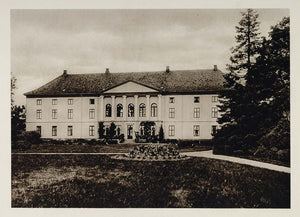 1924 Wedel Jarlsberg Mansion Estate Tonsberg Norway - ORIGINAL PHOTOGRAVURE SC1