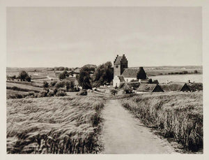 1930 Zealand Island Kimmerslev Denmark Rural Landscape - ORIGINAL SC2