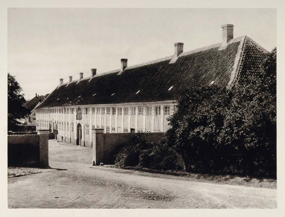 1930 Slot Kalundborg Danish Castle Denmark Architecture - ORIGINAL SC2