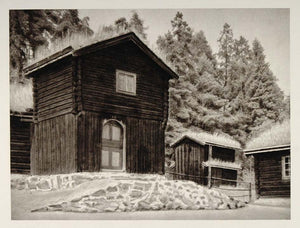 1930 Farm House Oslo National Museum Folkemuseet Norway - ORIGINAL SC2