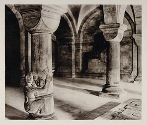 1930 Crypt Vault Lund Cathedral Lutheran Church Sweden - ORIGINAL SC2