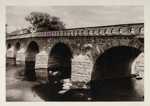 1930 Old Arch Bridge Falkenberg Halland Sweden Sverige - ORIGINAL SC2